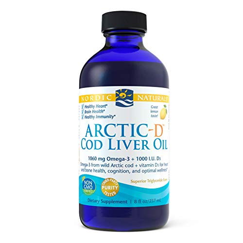 Nordic Naturals - Arctic-D Cod Liver Oil, 8 FL oz Liquid