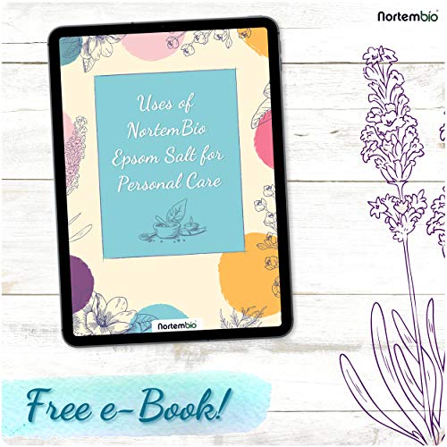 Nortembio Sal de Epsom 2x6 Kg. Fuente concentrada de Magnesio, Sales 100% Puras. Baño y Cuidado Personal. E-Book Incluido.