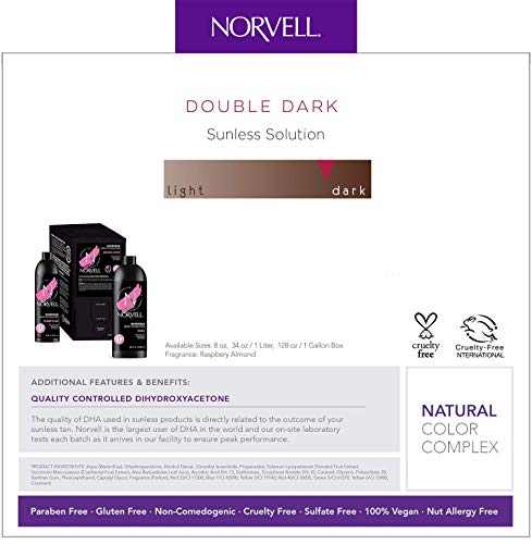 Norvell Premium Handheld Solution – Double Dark – 1 litro – Spray Tanning Lotion