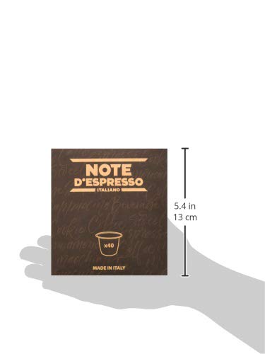 Note D'Espresso - Cápsulas de tisana de frutas del bosque exclusivamente compatibles con cafeteras Nespresso*, 3 g (caja de 40 unidades)