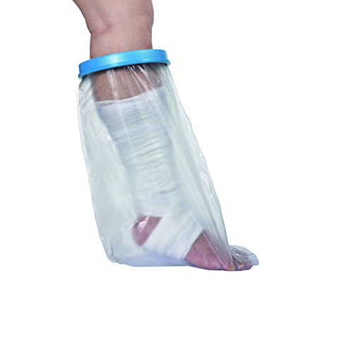 Novolife - Funda protectora de tibia y pie de adulto para ducha