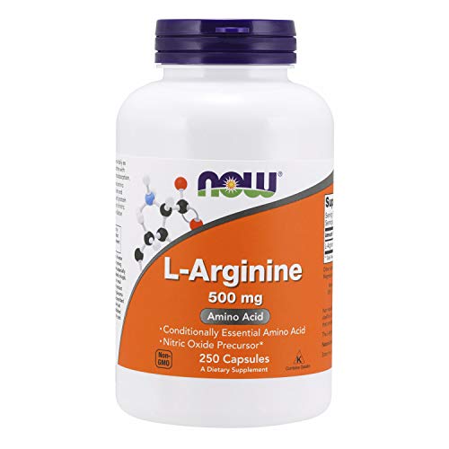 Now Foods L-Arginine 500mg Standard - 250 Cápsulas