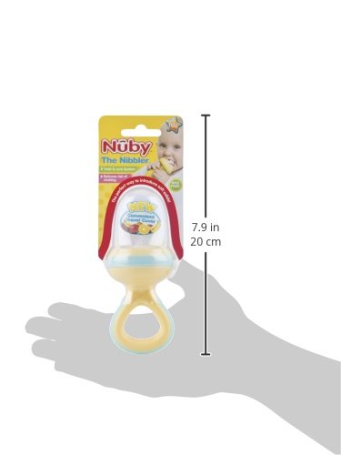 Nuby- Nibbler Alimentador antiahogo con Redecilla, multicolor