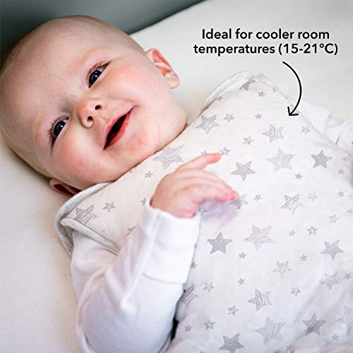 Nuby Saco de dormir para bebés de 0 a 6 meses, diseño de estrellas