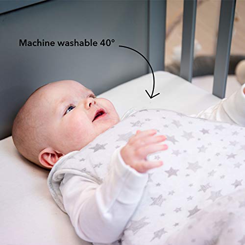 Nuby Saco de dormir para bebés de 0 a 6 meses, diseño de estrellas