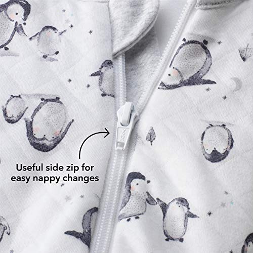 Nuby Saco de dormir para bebés de 0 a 6 meses, diseño de pingüino