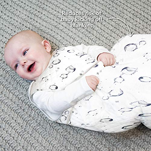 Nuby Saco de dormir para bebés de 0 a 6 meses, diseño de pingüino