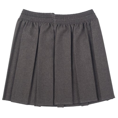 Nueva OU falda plisada para niñas con cintura elástica de uniforme escolar tallas de 2 a 17 años.