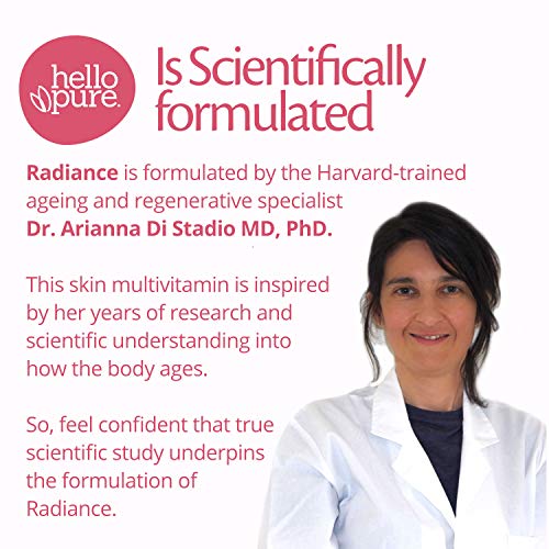 Nuevo colágeno altamente enriquecido con ácido hialurónico, vitamina C, vitamina E y cacao - Suplemento para el cuidado de la piel de mujeres y hombres diseñado por un experto en antienvejecimiento