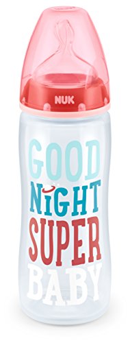 NUK 10216145 Biberón Tetina Silicona, 360 ml, Surtido:Colores Aleatorios