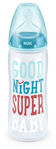 NUK 10216145 Biberón Tetina Silicona, 360 ml, Surtido:Colores Aleatorios