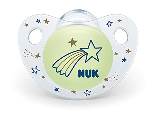 Nuk Trendline Night & Day - Chupete con efecto de luz azul