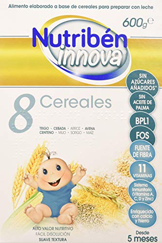 Nutribén Papillas Innova 8 Cereales 600 gr. Desde Los 5 Meses