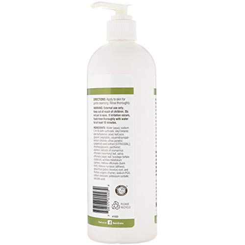 NutriBiotic, Non-Soap Skin Cleanser, Fragrance Free, 16 fl oz (473 ml)