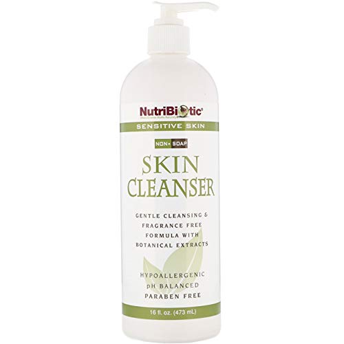 NutriBiotic, Non-Soap Skin Cleanser, Fragrance Free, 16 fl oz (473 ml)