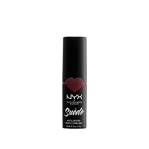 Nyx Professional Makeup Barra De Labios Mate De Larga Duración Y Cobertura Total Suede Matte Lipstick Tono 6 Lalaland Color Marrón