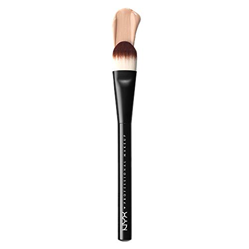 NYX PROFESSIONAL MAKEUP brocha para maquillaje fluido Pro Flat Brush 7 de fibra