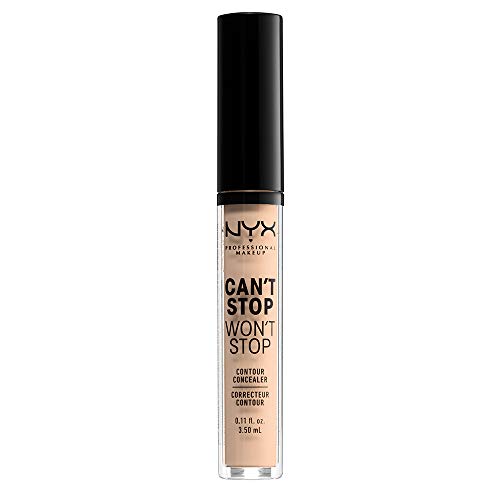 Nyx Professional Makeup Corrector No Comedogénico, Waterproof Y De Larga Duración Can'T Stop Won'T Stop 24H Tono 6 Vanilla Para Pieles Claras