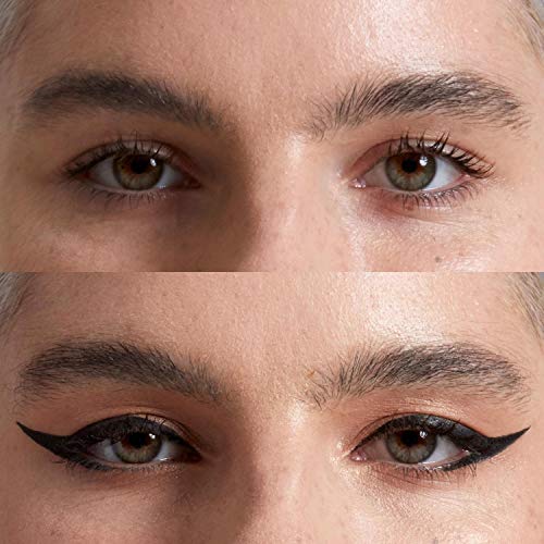 NYX Professional Makeup Eyeliner Líquido Epic Wear Semi-Permanente, Larga Duración, A Prueba de Agua, Delineador de Ojos, Rostro y Cuerpo, Acabado Mate, Color: Negro