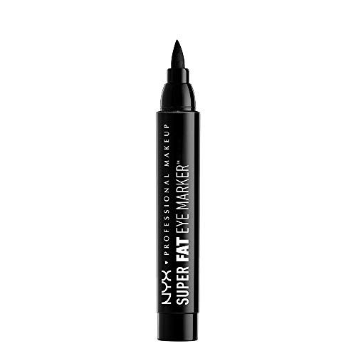 Nyx Professional Makeup Eyeliner Punta Gruesa Super Fat Color Negro