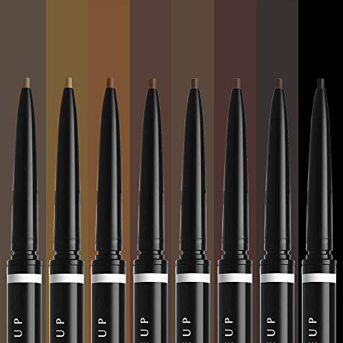 NYX Professional Makeup Lápiz de cejas adecuadas Micro Brow Pencil, Dos lados: cepillo espiral y lápiz de cejas automático, Fórmula vegana, Tono: Taupe