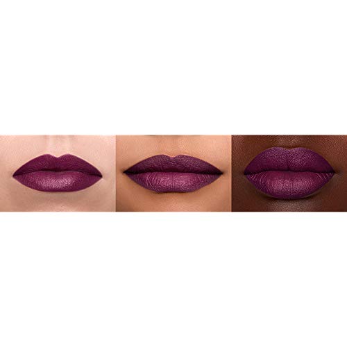 NYX Professional Makeup NYX Professional Makeup Barra de Labios Mate de Larga duración y Cobertura Total Suede Matte Lipstick Tono 10 Girl, Bye Color Morado, Mujer, Talla única