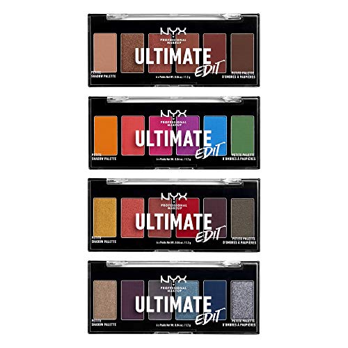 Nyx Professional Makeup - Paleta de Sombras de Ojos - Ultimate Edit Petite Shadow - Paleta de Sombras de Ojos - Ultimate Edit Petite Shadow - Warm Neutrals
