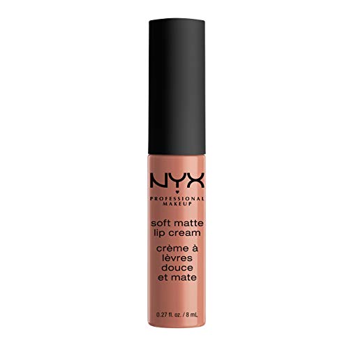 NYX Professional Makeup Pintalabios Soft Matte Lip Cream, Acabado cremoso mate, Color ultrapigmentado, Larga duración, Fórmula vegana, Tono: Abu Dhabi