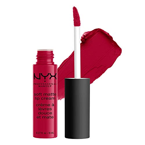 NYX Professional Makeup Pintalabios Soft Matte Lip Cream, Acabado cremoso mate, Color ultrapigmentado, Larga duración, Fórmula vegana, Tono: Monte Carlo