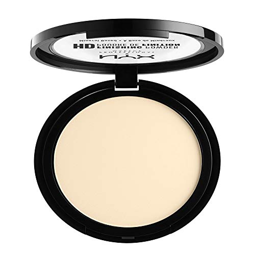 NYX Professional Makeup Polvos fijadores High Definition Finishing Powder, Polvos compactos, Unifica la piel, Acabado mate, Absorbe brillos, Fórmula vegana, Tono: Banana