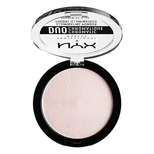 Nyx Professional Makeup Polvos Iluminadores Duo Chromatic Tono 4 Snow Rose 6 G