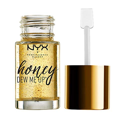 NYX PROFESSIONAL MAKEUP - Primer/Sérum Honey Dew Me Up, con Ácido Hialurónico y Extracto De Miel, para Pieles con Rojeces e Imperfecciones, Translúcido - 22 ml