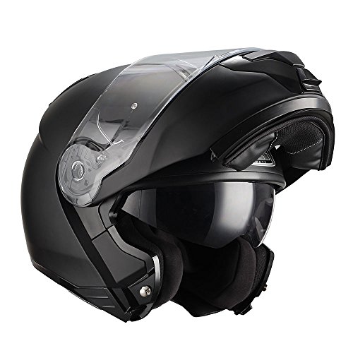 NZI - Casco Modular FIBRA Combi DUO Negro MATE (L)