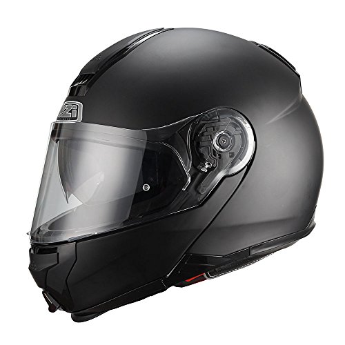 NZI - Casco Modular FIBRA Combi DUO Negro MATE (L)