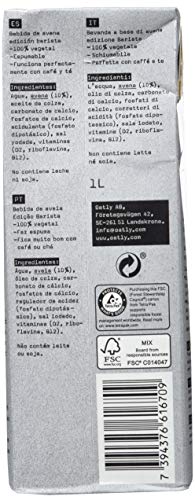 Oatly, Leche (Avena, Barista Edition) - 6 de 1000 ml. (Total 6000 ml.)