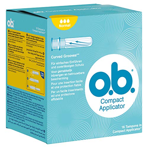 OB Compact tampón con aplicador normal caja 16 uds
