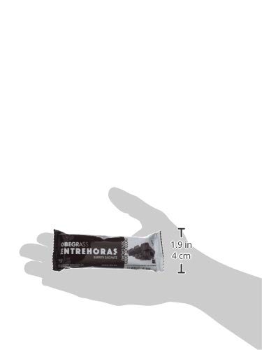Obegrass Barrita Saciante Entrehoras, Chocolate Negro - 20 Unidades
