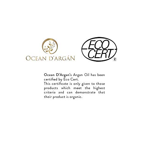 OCEAN D’ARGÁN - Serum Facial 24K. La mejor solución para hidratar y reducir líneas de expresión, arrugas y acné. Aceite de Argán, Sacha Inchi y Geranio de Egipto, Fabricado en España.