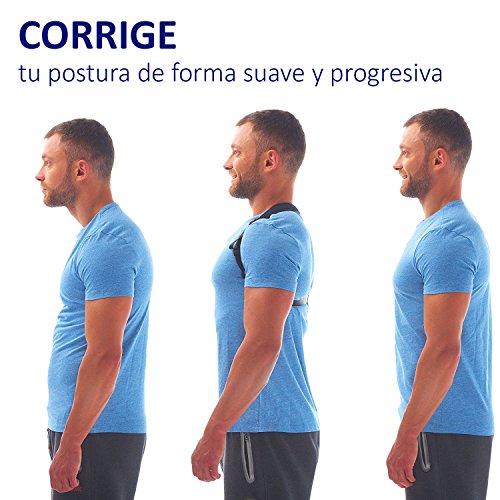 Odeosan Clinique Corrector de Postura para Espalda, Hombro y Clavícula Hombre y Mujer | Soporte Ajustable Unisex de Calidad para Mejorar Postura y Aliviar Dolor | Apoyo de Columna y Tronco Cifosis