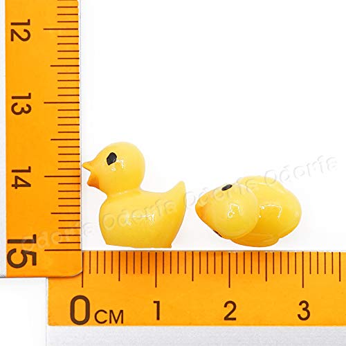 Odoria 1/12 Miniatura 2PZ Pato Amarillo Juguete de Baño Decorativo para Casa de Muñecas
