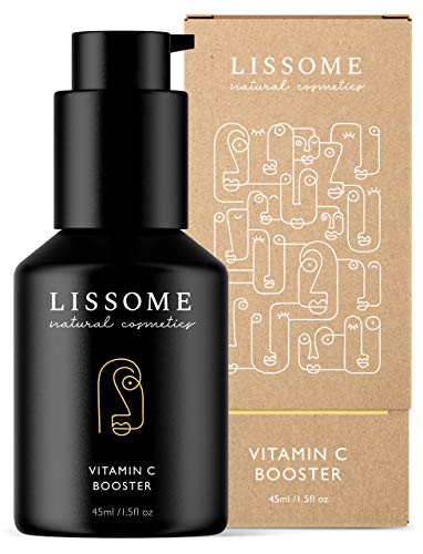 OFERTA INICIAL: lissome - Sérum facial con vitamina C de alta concentración 30 % - sérum con ácido hialurónico, para el contorno de ojos - Cosmética natural de Alemania (45ml)