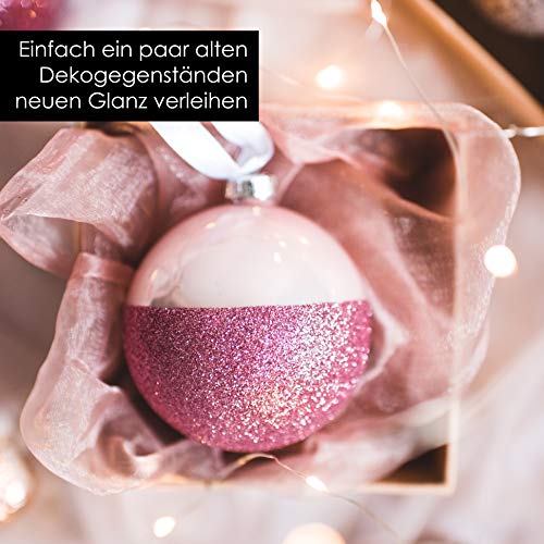 OfficeTree Purpurina Manualidades 28 Colores de 10g y 2 Tubos Vacíos - Purpurina Uñas - Purpurina para Manualidades Cuerpo Uñas y Arte - Función de Dispersión Fina o Gruesa