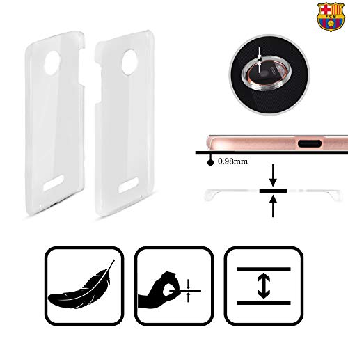 Official FC Barcelona Impact Crest Hard Back Case Compatible for Motorola Moto X Style/Pure
