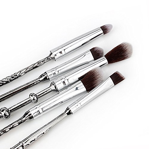 OFKPO Juego de 6 Pinceles de Maquillaje de Varitas Mágicas, para Base de Maquillaje, Colorete, Corrector de Ojeras, Base líquida