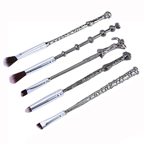 OFKPO Juego de 6 Pinceles de Maquillaje de Varitas Mágicas, para Base de Maquillaje, Colorete, Corrector de Ojeras, Base líquida