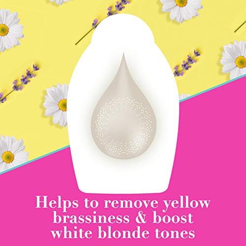 OGX - Acondicionador, hidratante, tonificante y revitalizante, platino luminiscente, lavanda, 385 ml