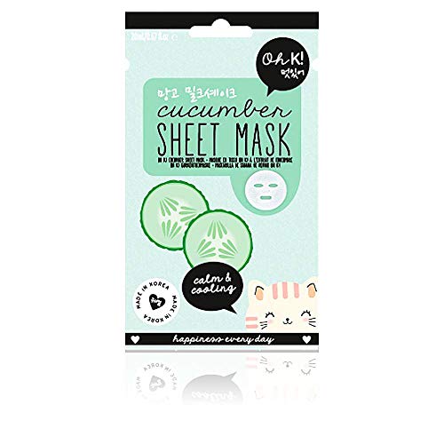 Oh K!- Máscara de hoja de pepino, Color transparente (NPW NPW54705)