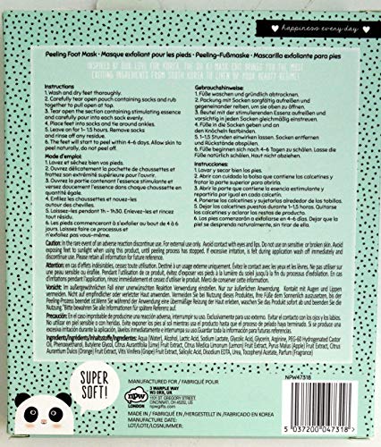 Oh K! Mascarilla Exfoliante para Pies Enriquecida con Frutas - 40 ml