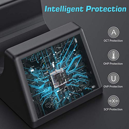 OIVO Base de Carga para Nintendo Switch Joy-con e Mandos, Soporte Carga 5 en 1 Cargador para Nintendo Switch con Indicador LED