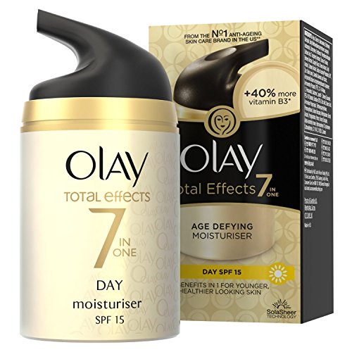 Olay Total Effects 7 en 1 Crema Hidratante Anti-Edad SPF15 – 2 x 50 ml